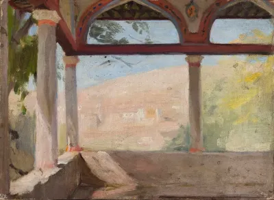 Summer House Of Maria Potocka In Bakhchisaray From The Journey To Crimea 3