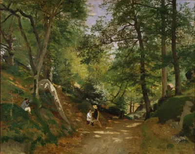 Summer Landscape Near Fontainebleau