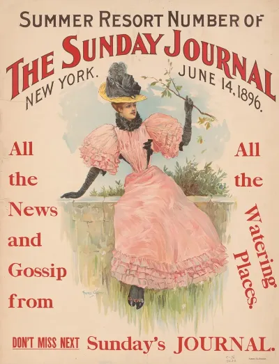 Summer Resort Number Of The Sunday Journal New York June 14 1896