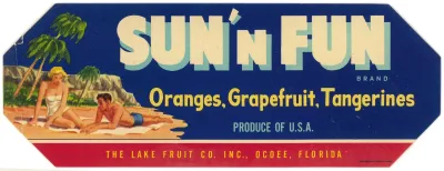 Sun Child Florida Citrus Label
