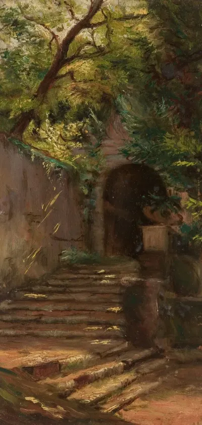 Sun Dappled Steps