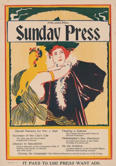 Sunday Press Special Features For Nov 1 1896