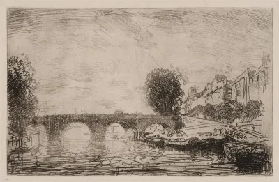 Sunset At Pont Marie