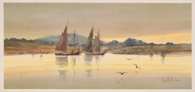 Sunset In Rockland Harbor 2