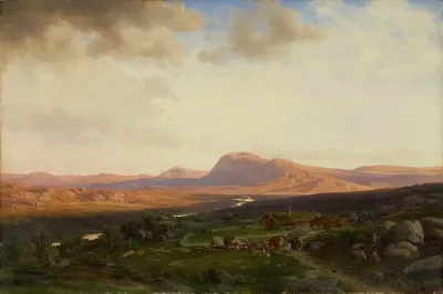 Sunset In The Mountains 3