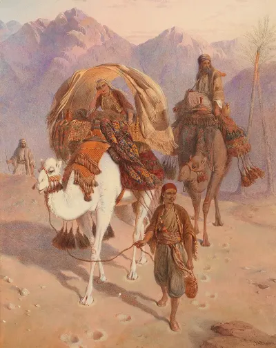 Sunset In The Valley Of Sinai
