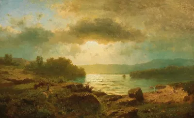Sunset On A Lake 2