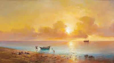 Sunset On The Black Sea Coast