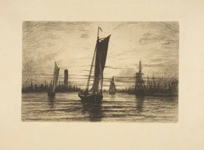 Sunset On The East River