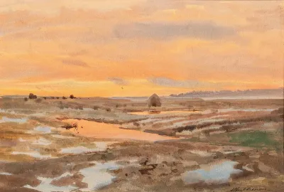 Sunset On The Gulf Of Finland