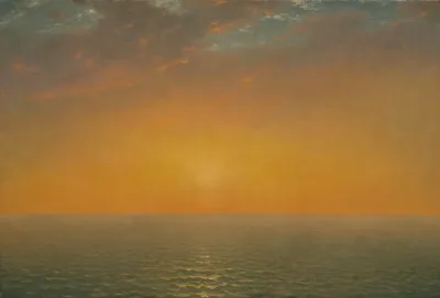 Sunset On The Sea