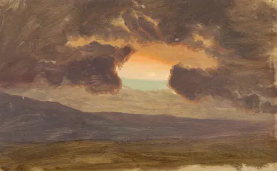 Sunset Over Bare Hills