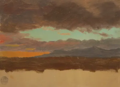 Sunset Over Hudson Valley
