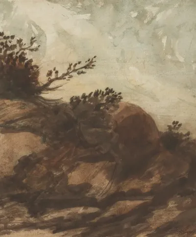 Sunset Over The Hill