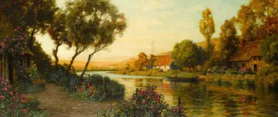 Sunset Risle Valley