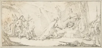 Supplicants Imploring An Emperor For Peace