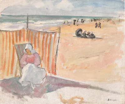 Sur La Plage De St Jean De Monts