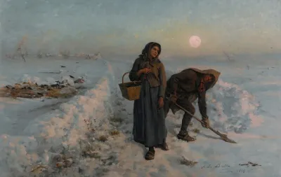 Sur La Route En Hiver Artois