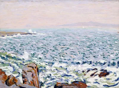 Surf Breaking Cranberry Island