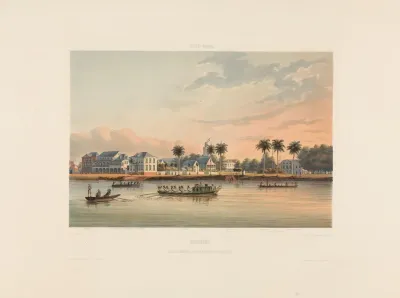 Suriname Gouvernements Huis En Plein Te Paramaribo