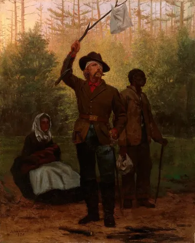 Surrender Of A Confederate Soldier
