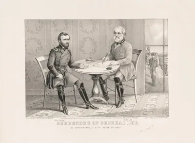 Surrender Of General Lee At Appomattox C H Va April 9th 1865 2