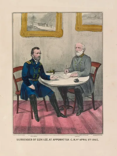 Surrender Of General Lee At Appomattox C H Va April 9th 1865