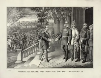Surrender Of Napoleon Iii On Sepr 2d 1870 Ubergabe Von Napoleon Iii