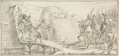 Surrender Of The Keys Of A City To An Emperor