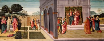Susanna And The Elders In The Garden And The Trial Of Susanna Before The Elders