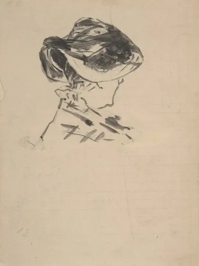 Suzanne Manet At Bellevue