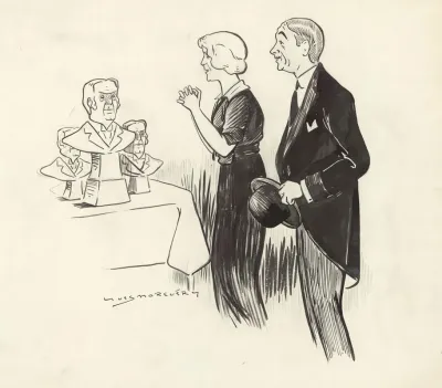 Suzanne Revonne Et Louis Gauthier Dans Le Veau Dor De Lucien Gleize