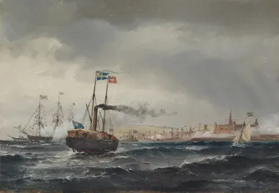 Svenske Kongens Besog Paa Kronborg