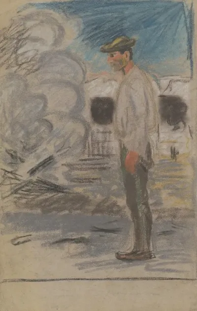 Swain In A Yard