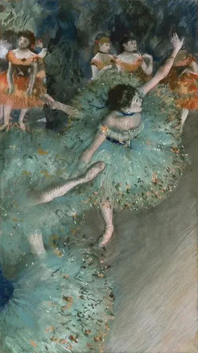 Swaying Dancer Dancer In Green
