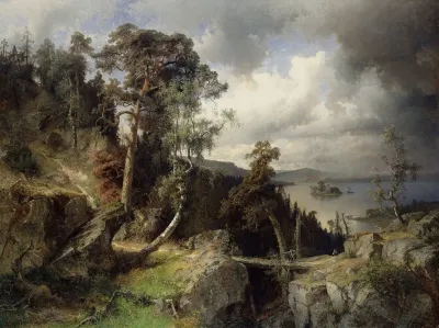 Swedish Landscape Motif From Kolmarden