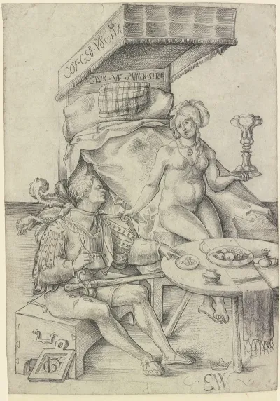 Swiss Mercenary With A Prostitute
