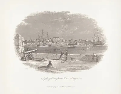 Sydney Cove From Fort Macquarie