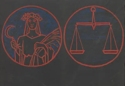 Symbols Of The Zodiac Signs Virgo And Libra