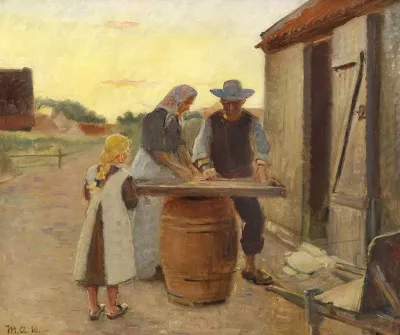 Sysselsat Fiskerfamilie