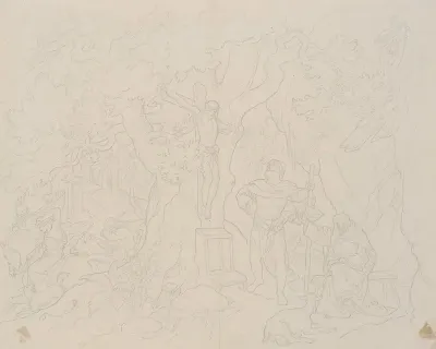 Szene Aus Der Christophoruslegende