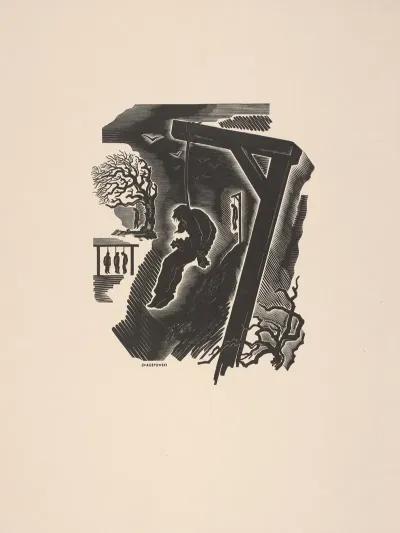 Szubienica Ilustracja Do Ksiazki Jozef Pilsudski Na Syberii Mieczyslawa Bohdana Lepeckiego
