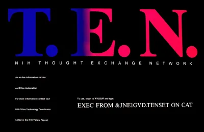 T E N Nih Thought Exchange Network