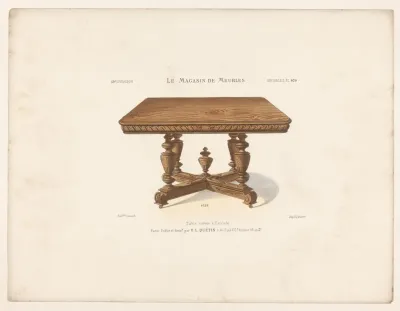 Table Carree A Estrade
