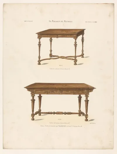 Table De Cabinet Genre Henri Ii