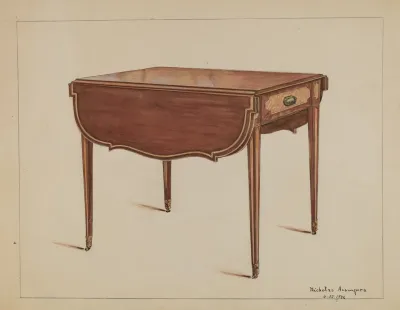 Table Drop Leaf 4