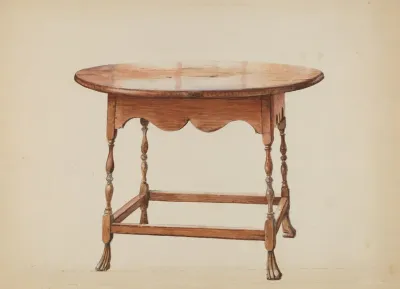 Table Round Top