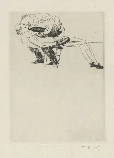 Tableau De La Boxe Illustre De 29 Gravures A Leau Forte Pl 20