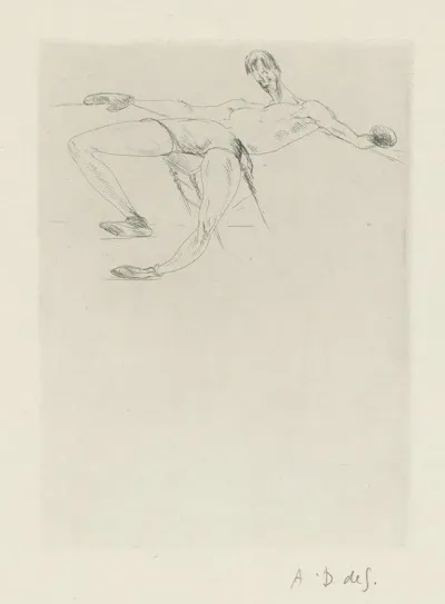 Tableau De La Boxe Illustre De 29 Gravures A Leau Forte Pl 29