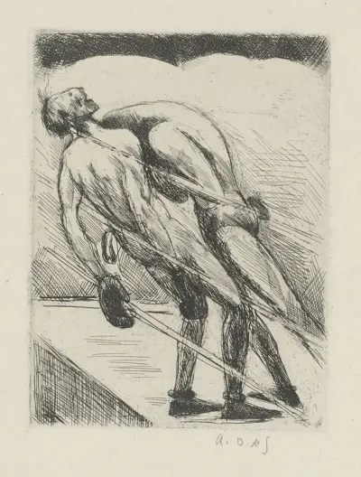 Tableau De La Boxe Illustre De 29 Gravures A Leau Forte Pl 32